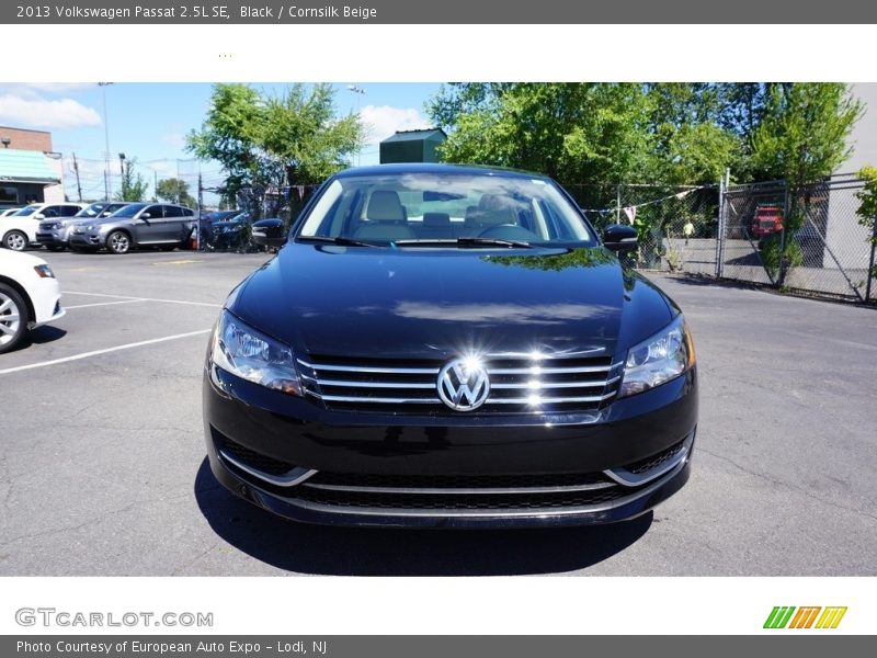 Black / Cornsilk Beige 2013 Volkswagen Passat 2.5L SE