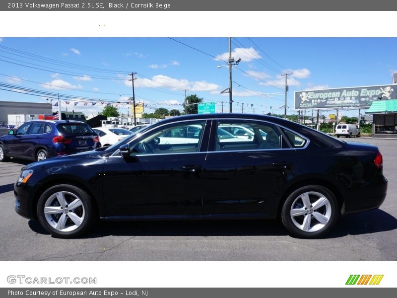 Black / Cornsilk Beige 2013 Volkswagen Passat 2.5L SE