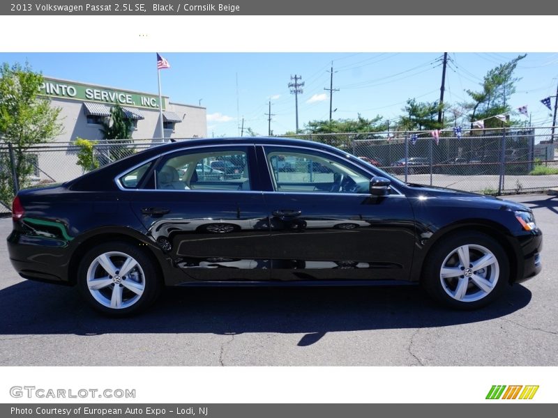 Black / Cornsilk Beige 2013 Volkswagen Passat 2.5L SE
