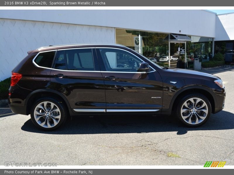 Sparkling Brown Metallic / Mocha 2016 BMW X3 xDrive28i