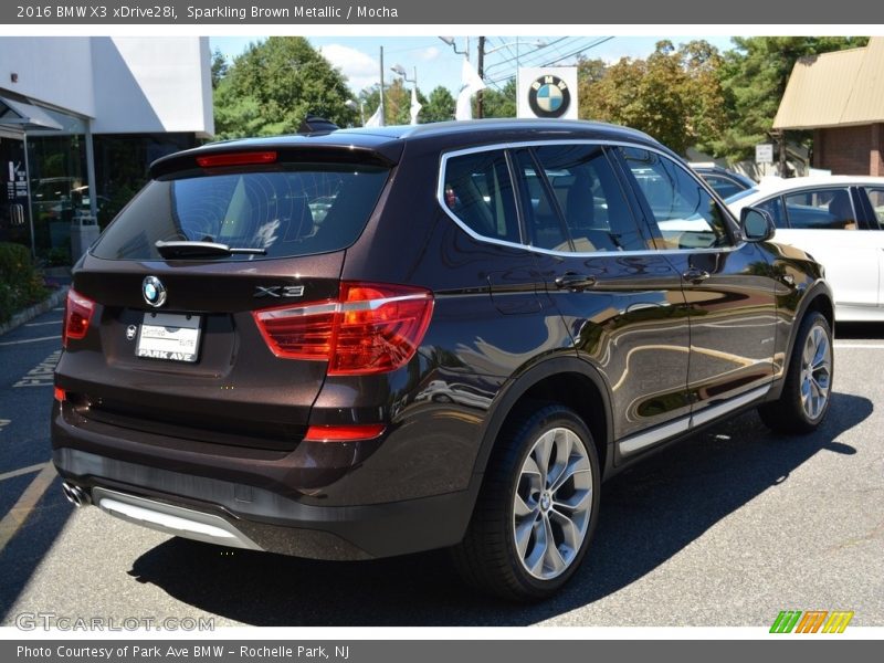 Sparkling Brown Metallic / Mocha 2016 BMW X3 xDrive28i