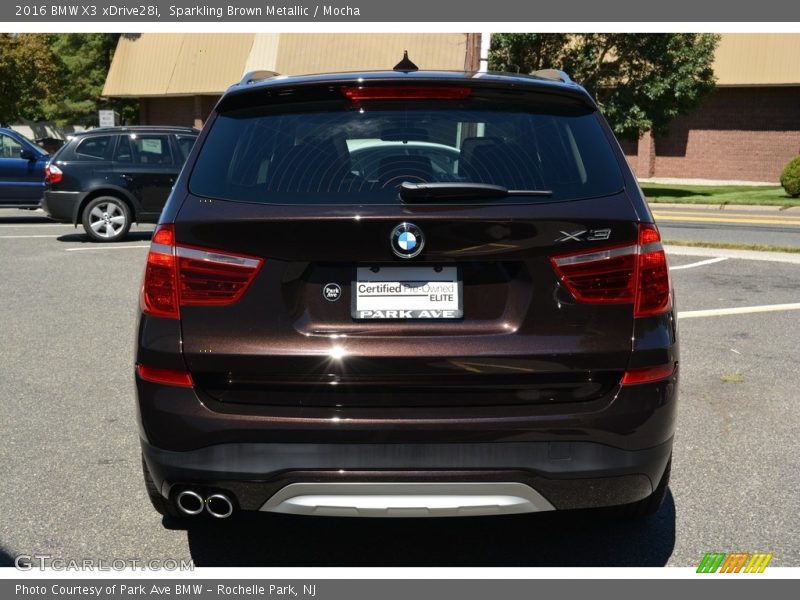 Sparkling Brown Metallic / Mocha 2016 BMW X3 xDrive28i