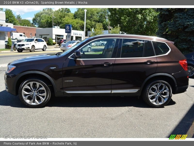 Sparkling Brown Metallic / Mocha 2016 BMW X3 xDrive28i