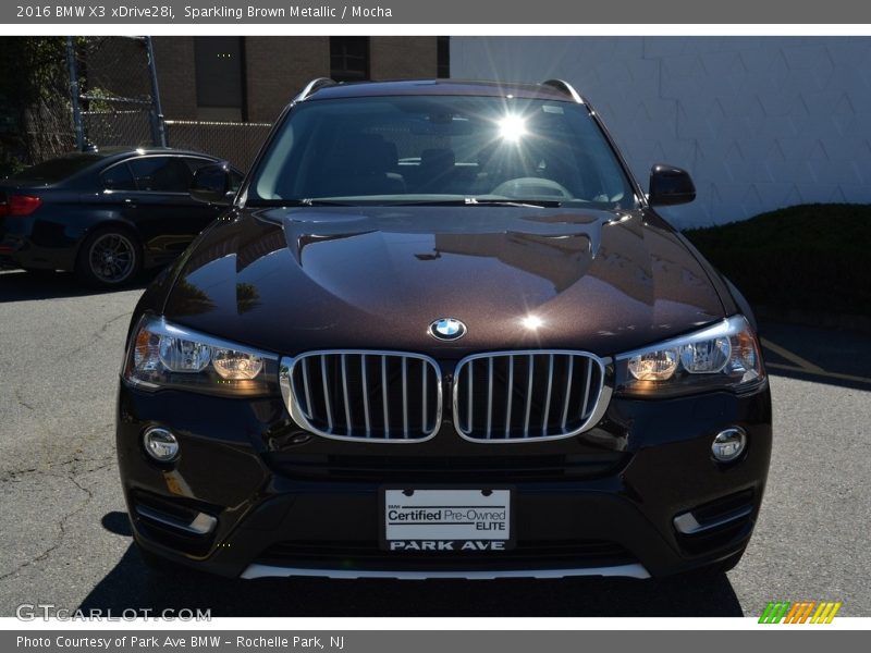 Sparkling Brown Metallic / Mocha 2016 BMW X3 xDrive28i