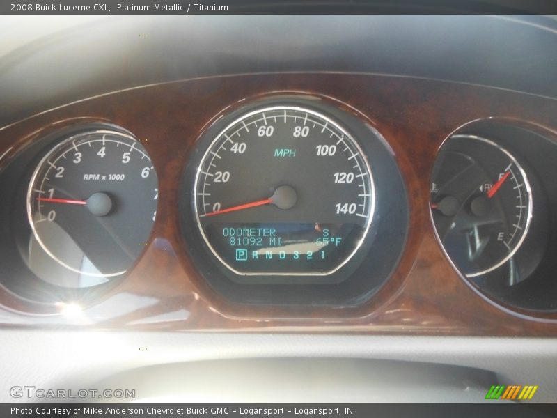 Platinum Metallic / Titanium 2008 Buick Lucerne CXL