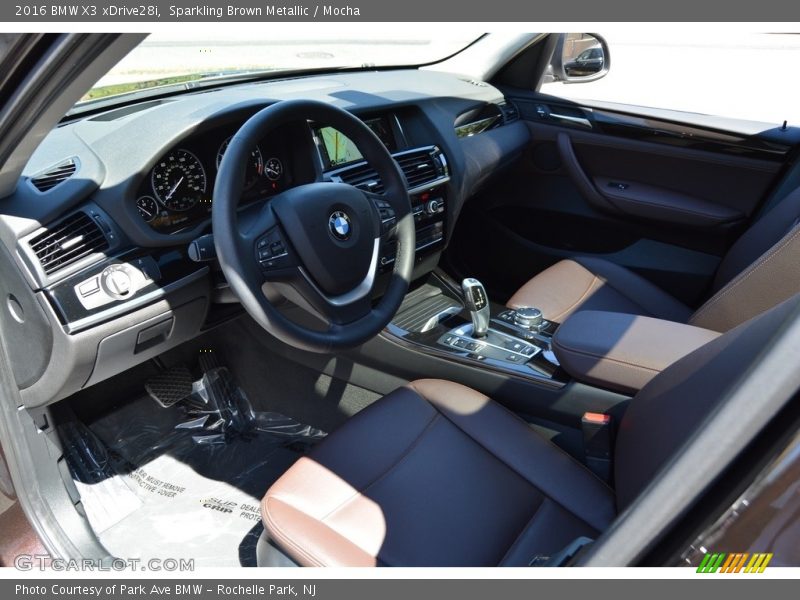 Sparkling Brown Metallic / Mocha 2016 BMW X3 xDrive28i