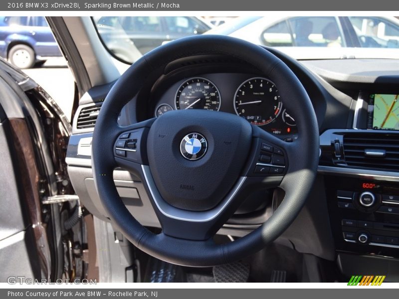 Sparkling Brown Metallic / Mocha 2016 BMW X3 xDrive28i