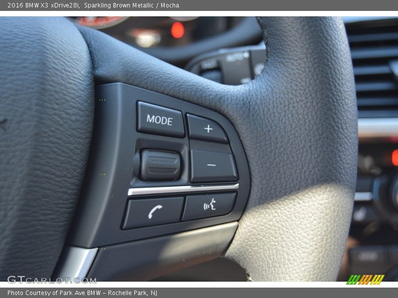 Sparkling Brown Metallic / Mocha 2016 BMW X3 xDrive28i