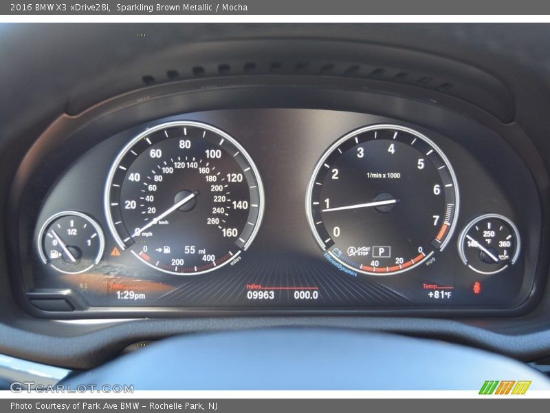 Sparkling Brown Metallic / Mocha 2016 BMW X3 xDrive28i