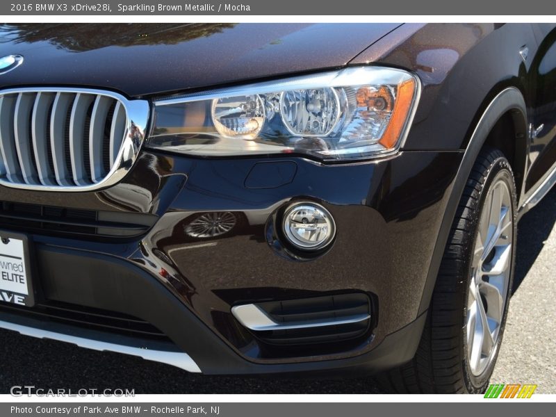 Sparkling Brown Metallic / Mocha 2016 BMW X3 xDrive28i