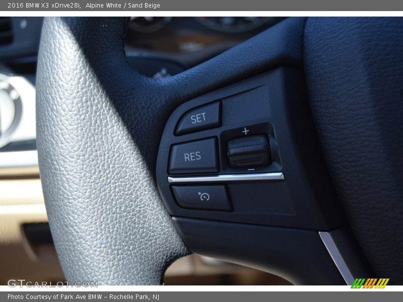 Alpine White / Sand Beige 2016 BMW X3 xDrive28i