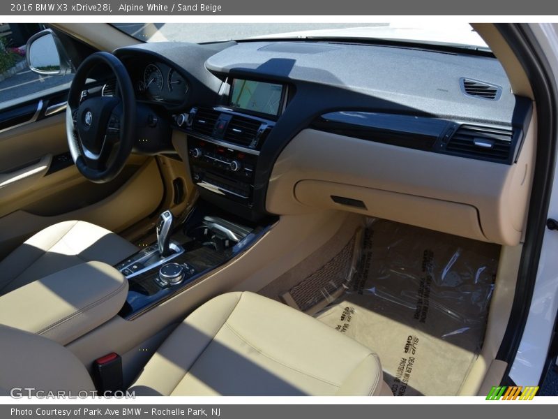 Alpine White / Sand Beige 2016 BMW X3 xDrive28i