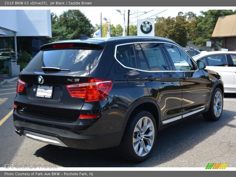 Jet Black / Saddle Brown 2016 BMW X3 xDrive35i