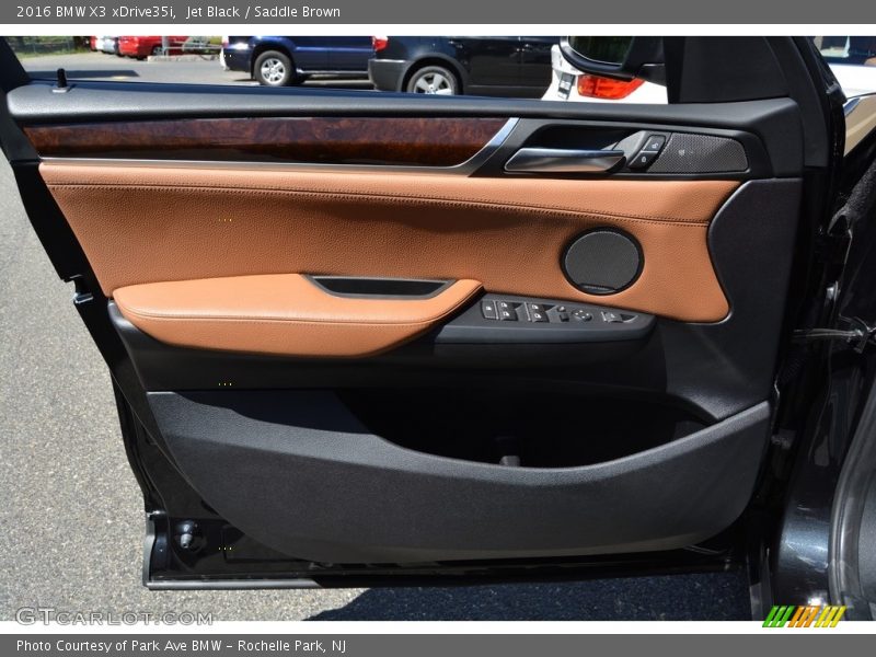 Jet Black / Saddle Brown 2016 BMW X3 xDrive35i