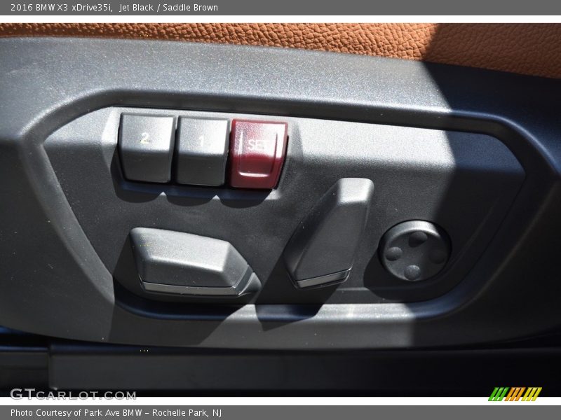 Jet Black / Saddle Brown 2016 BMW X3 xDrive35i