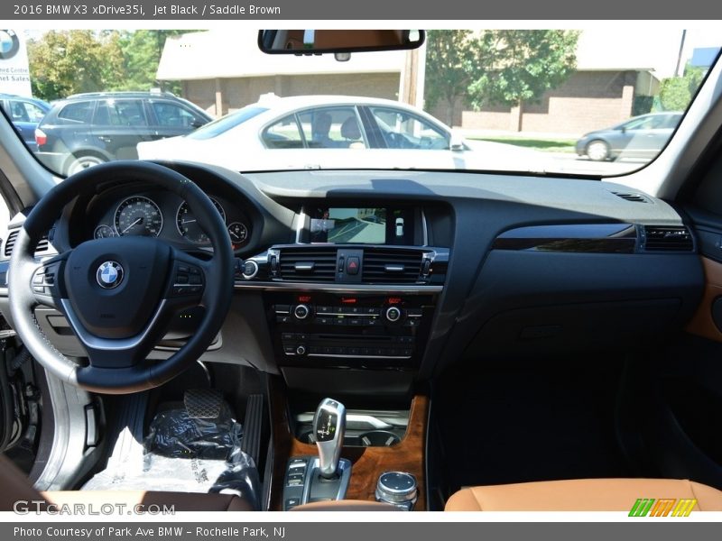 Jet Black / Saddle Brown 2016 BMW X3 xDrive35i