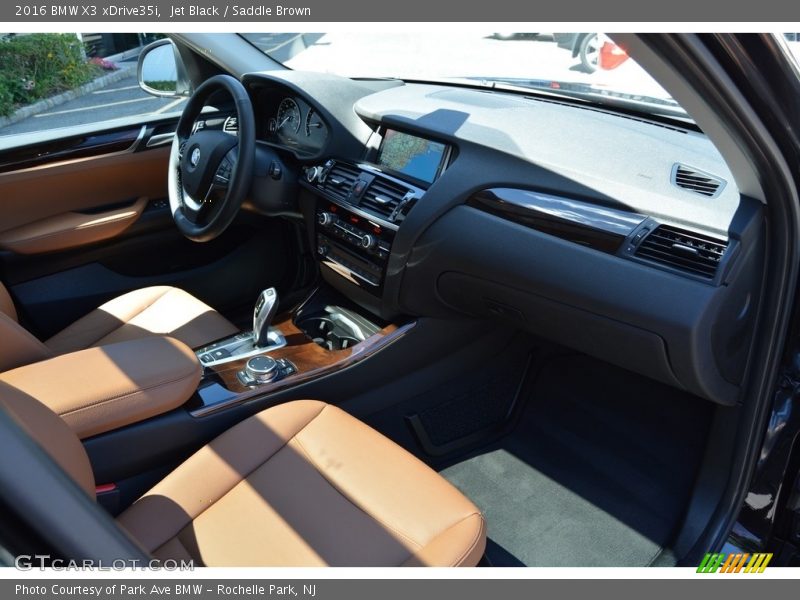 Jet Black / Saddle Brown 2016 BMW X3 xDrive35i