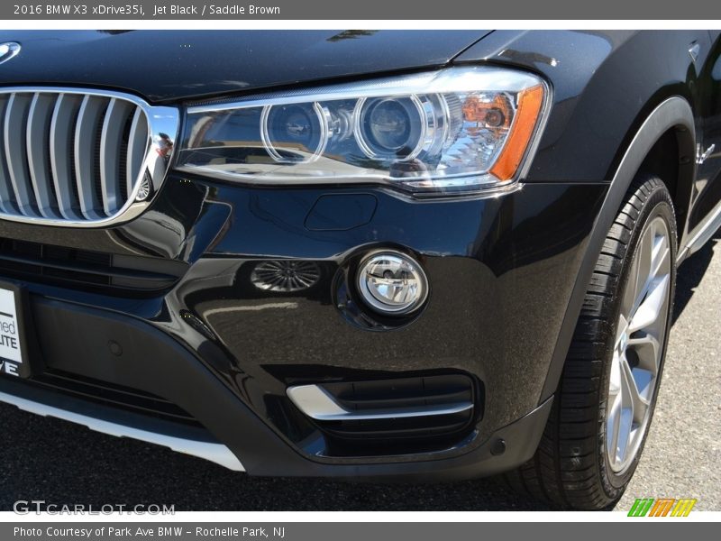 Jet Black / Saddle Brown 2016 BMW X3 xDrive35i