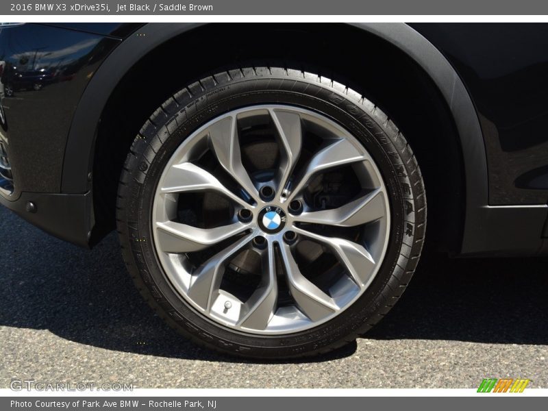 Jet Black / Saddle Brown 2016 BMW X3 xDrive35i