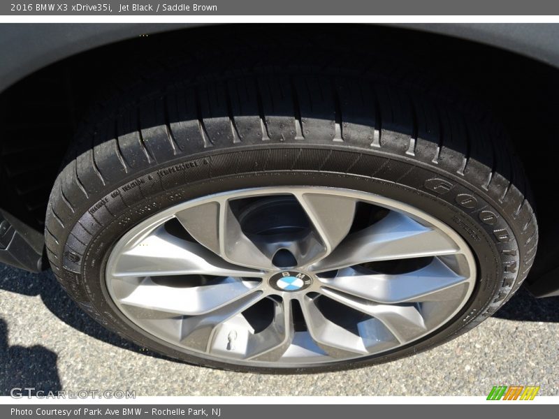 Jet Black / Saddle Brown 2016 BMW X3 xDrive35i