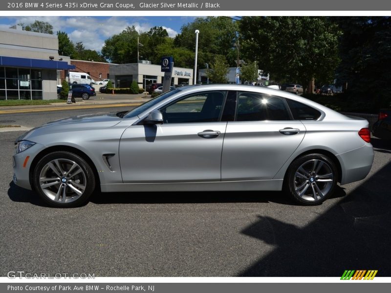 Glacier Silver Metallic / Black 2016 BMW 4 Series 435i xDrive Gran Coupe