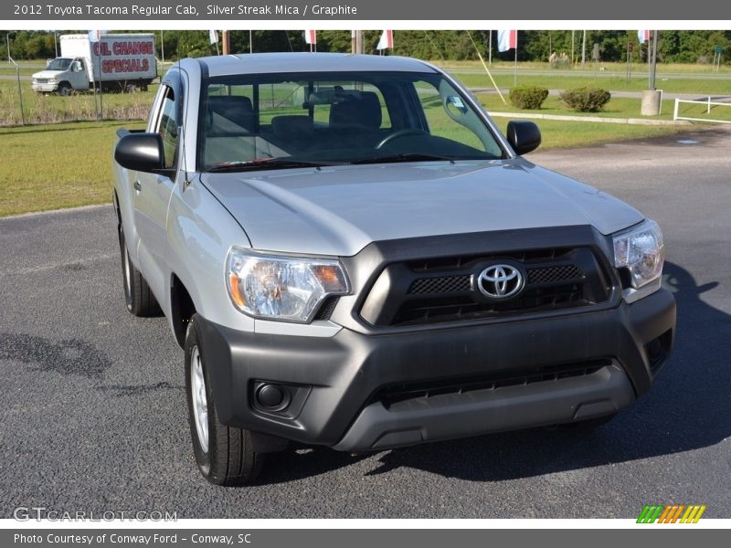 Silver Streak Mica / Graphite 2012 Toyota Tacoma Regular Cab