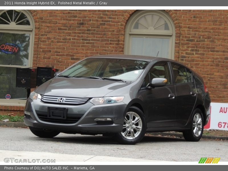 Polished Metal Metallic / Gray 2011 Honda Insight Hybrid EX