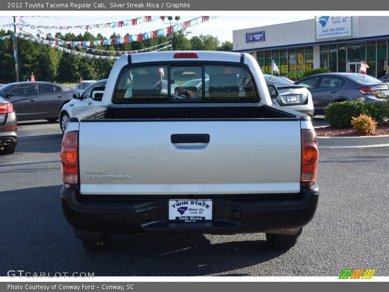 Silver Streak Mica / Graphite 2012 Toyota Tacoma Regular Cab