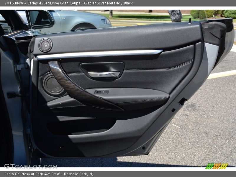 Glacier Silver Metallic / Black 2016 BMW 4 Series 435i xDrive Gran Coupe