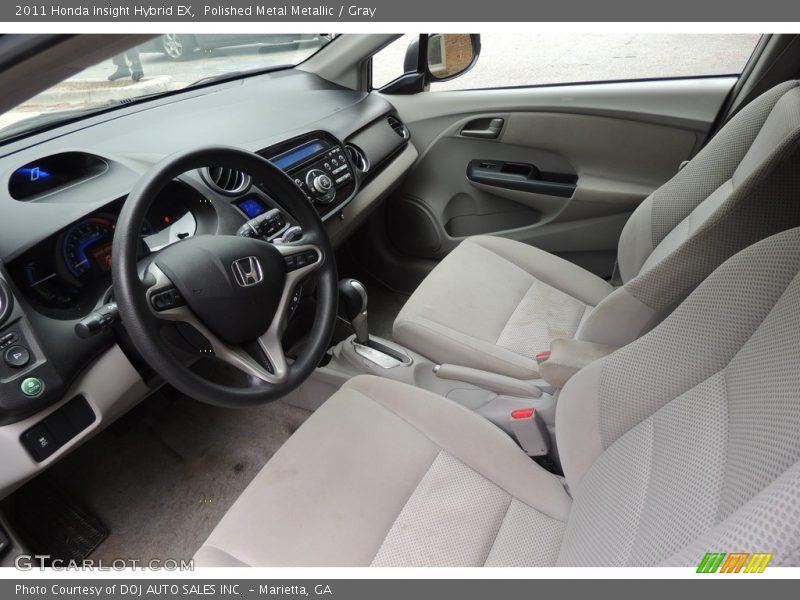 Polished Metal Metallic / Gray 2011 Honda Insight Hybrid EX