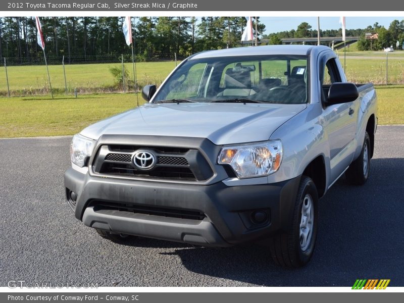 Silver Streak Mica / Graphite 2012 Toyota Tacoma Regular Cab