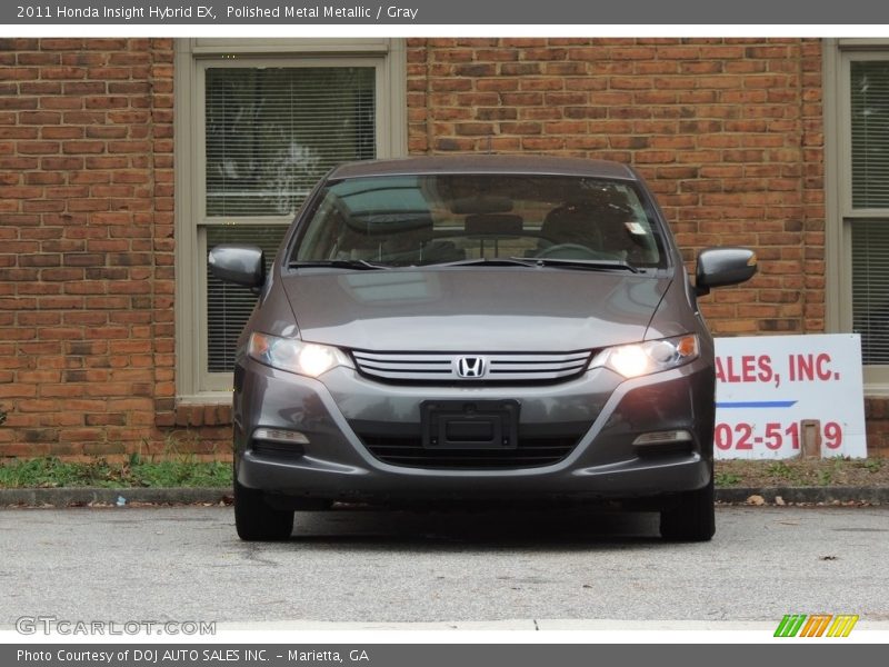 Polished Metal Metallic / Gray 2011 Honda Insight Hybrid EX
