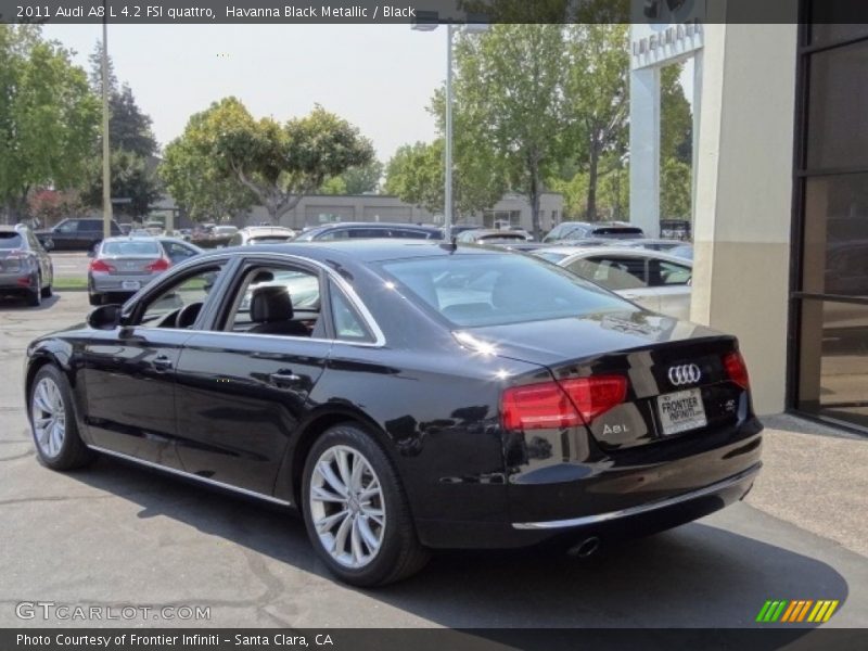 Havanna Black Metallic / Black 2011 Audi A8 L 4.2 FSI quattro