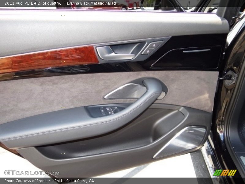 Havanna Black Metallic / Black 2011 Audi A8 L 4.2 FSI quattro