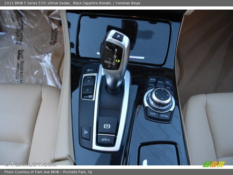 Black Sapphire Metallic / Venetian Beige 2013 BMW 5 Series 535i xDrive Sedan