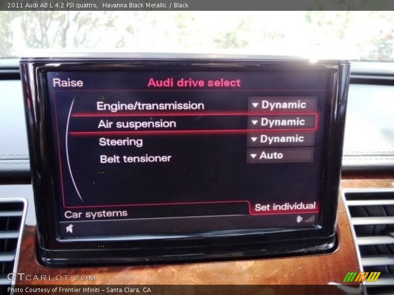 Havanna Black Metallic / Black 2011 Audi A8 L 4.2 FSI quattro