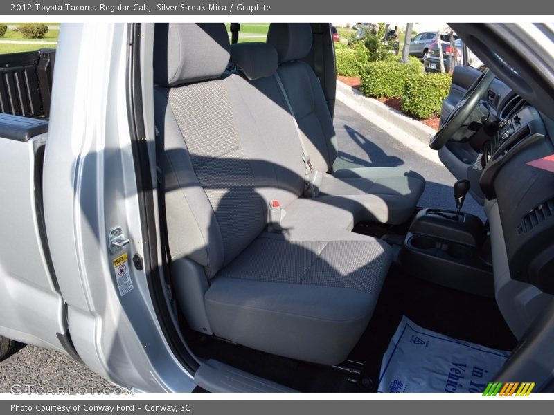 Silver Streak Mica / Graphite 2012 Toyota Tacoma Regular Cab