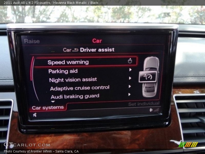 Havanna Black Metallic / Black 2011 Audi A8 L 4.2 FSI quattro