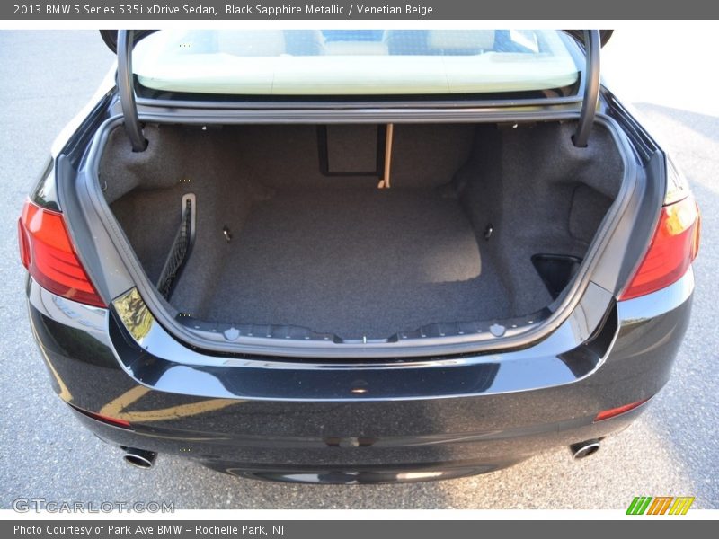 Black Sapphire Metallic / Venetian Beige 2013 BMW 5 Series 535i xDrive Sedan