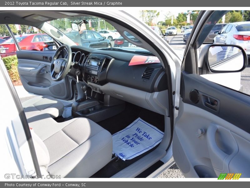 Silver Streak Mica / Graphite 2012 Toyota Tacoma Regular Cab