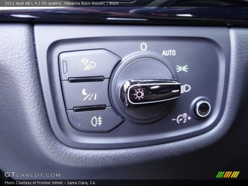 Havanna Black Metallic / Black 2011 Audi A8 L 4.2 FSI quattro
