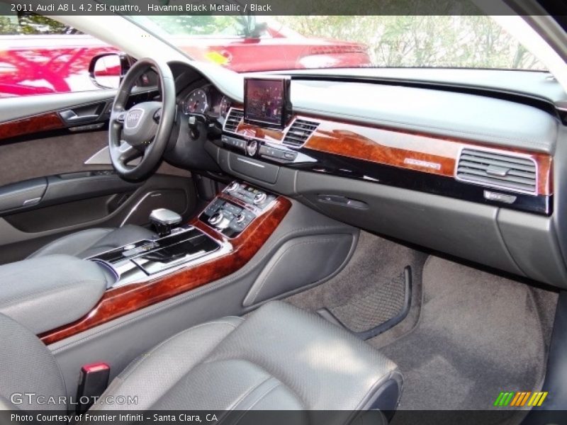 Havanna Black Metallic / Black 2011 Audi A8 L 4.2 FSI quattro