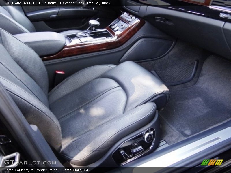 Havanna Black Metallic / Black 2011 Audi A8 L 4.2 FSI quattro