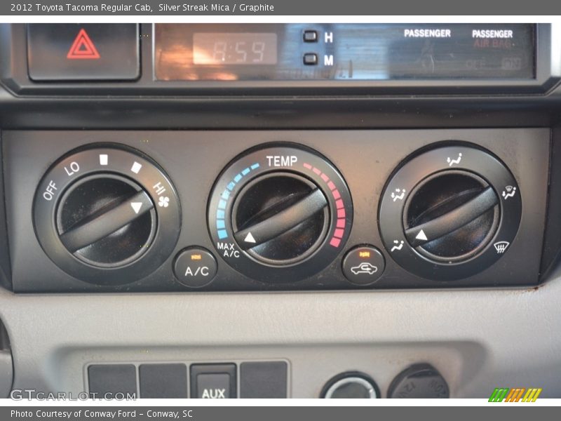 Silver Streak Mica / Graphite 2012 Toyota Tacoma Regular Cab