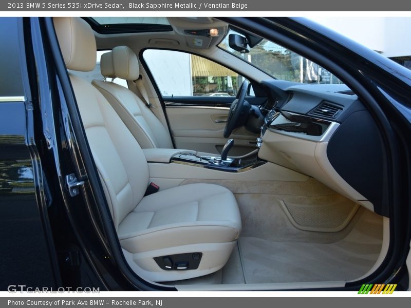 Black Sapphire Metallic / Venetian Beige 2013 BMW 5 Series 535i xDrive Sedan