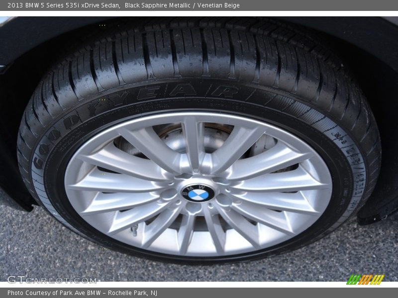 Black Sapphire Metallic / Venetian Beige 2013 BMW 5 Series 535i xDrive Sedan