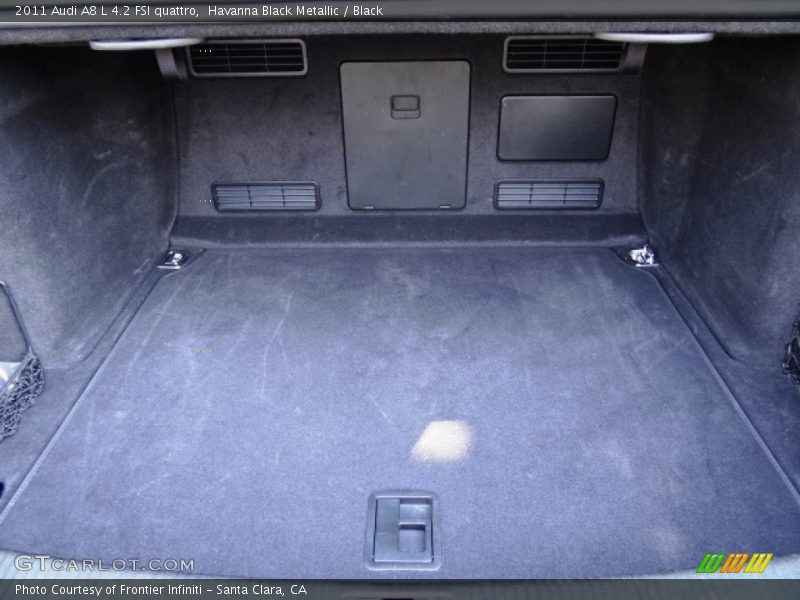 Havanna Black Metallic / Black 2011 Audi A8 L 4.2 FSI quattro