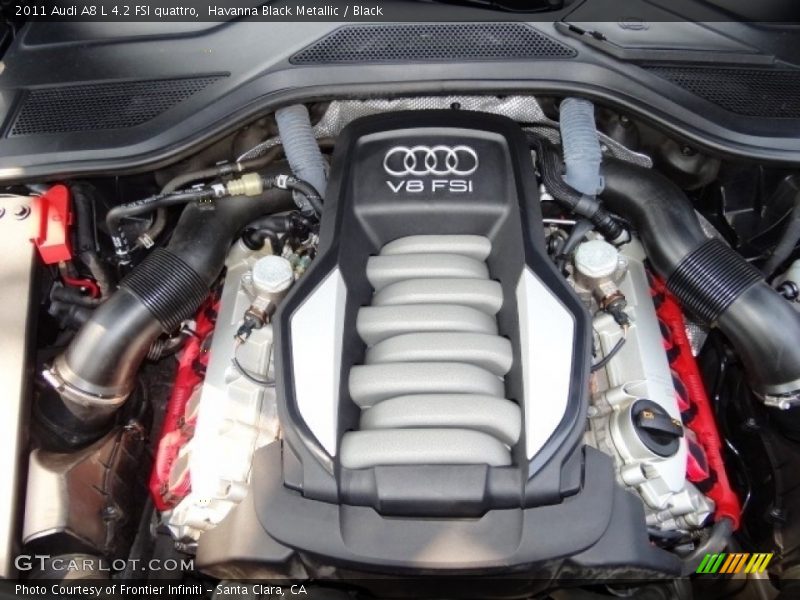 Havanna Black Metallic / Black 2011 Audi A8 L 4.2 FSI quattro