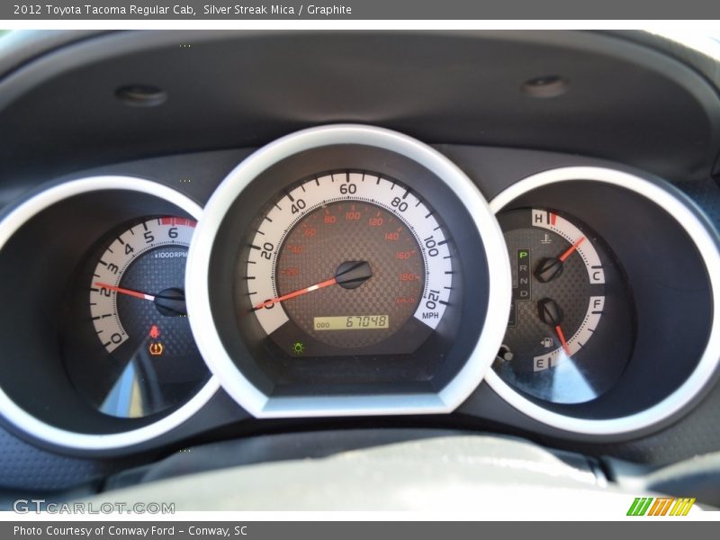 Silver Streak Mica / Graphite 2012 Toyota Tacoma Regular Cab