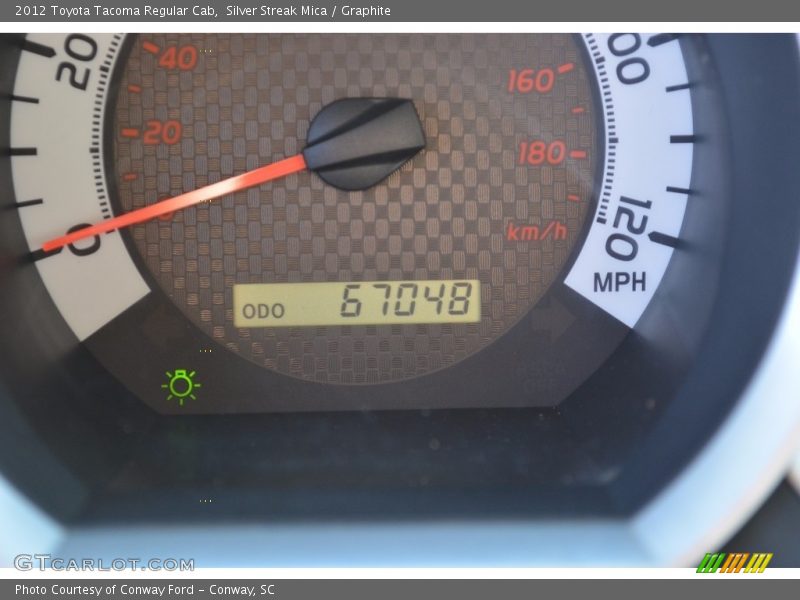 Silver Streak Mica / Graphite 2012 Toyota Tacoma Regular Cab